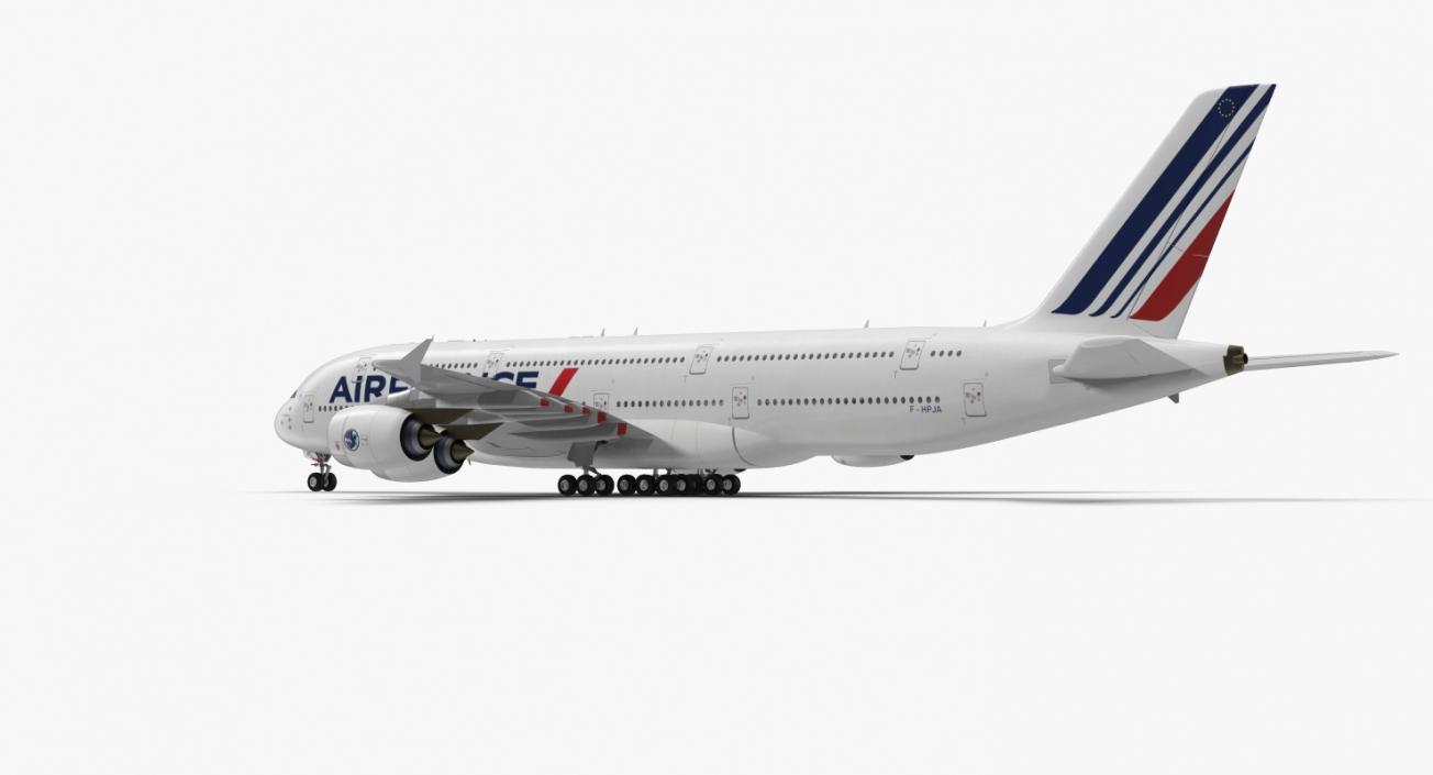 Airbus A380-1000 Air France 3D